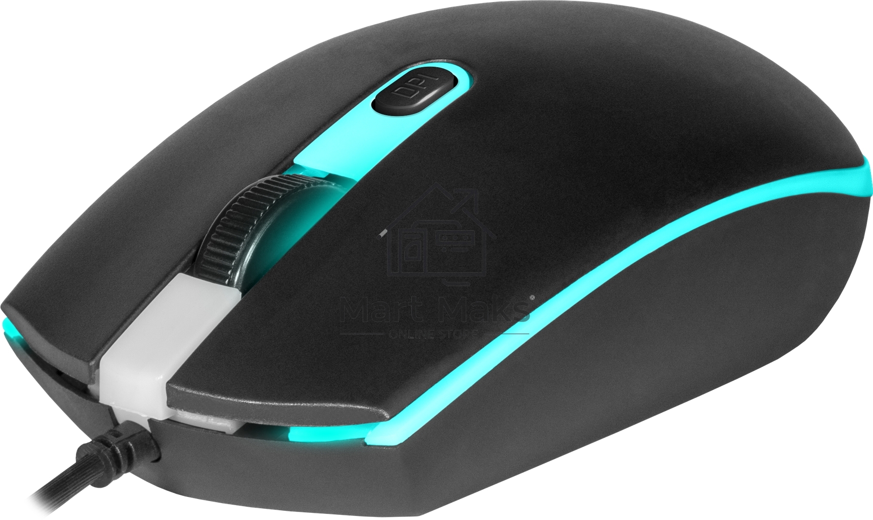 Мышь проводная Defender Dot MB-986 черный, 1600 dpi, USB, кнопки - 4