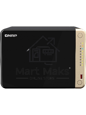 Сетевое хранилище NAS Qnap Original TS-664-8G 6-bay настольный Celeron N5095