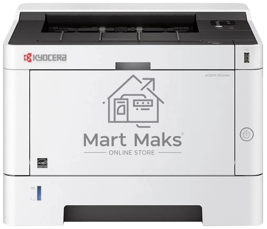Принтер лазерный Kyocera Ecosys P2235dn (1102RV3NL0), A4, ч/б, печ. до 35 стр/мин., 1200 x 1200 dpi, USB, RJ-45