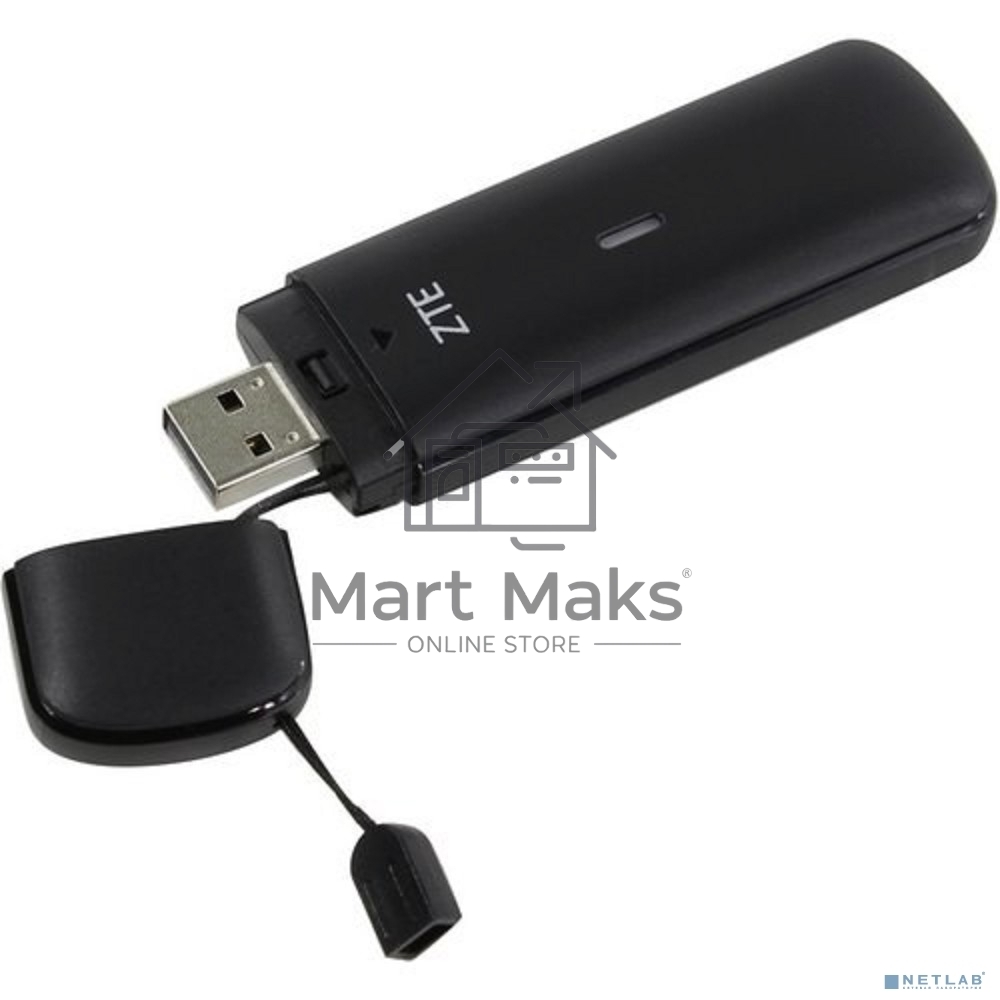 Модем ZTE MF833 2G/3G/4G USB Firewall +Router внешний белый