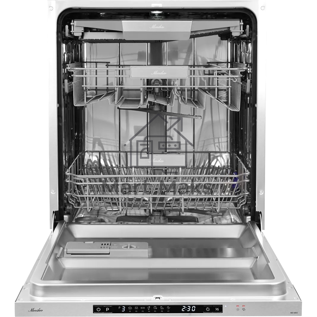 Встраиваемая посудомоечная машина Monsher MD 6003, серебристый, 59.8 см, 14 компл., 52 дБ, класс A++