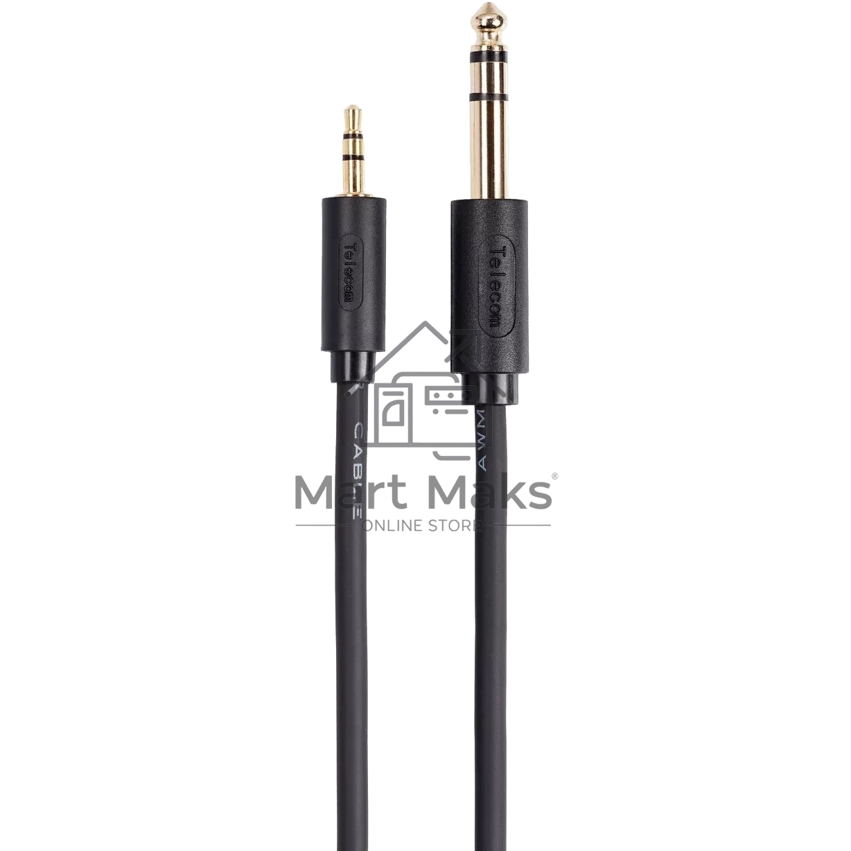 Кабель-адаптер 3.5ST(M)/6.35 ST(M), 3м, Telecom PRO <TAV6165-3M>
