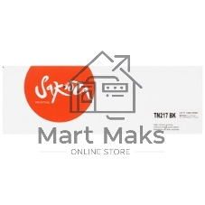 Картридж лазерный Sakura TN217BK для Brother DCP-L3550CDW/DCP-L3550/HL-L3230CDW/HL-L3230/MFC-L3770CDW/MFC-L3770, черный, 3000 к.
