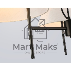 Светильник Ambrella light LH72451/3 BK/WH черный/белый Е14/3 max 40W D800*290-1080