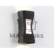 Светильник Ambrella light ST4529 BK черный LED 4200K/3000K 6W IP54 150*80*55