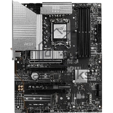 Материнская плата MSI PRO Z890-S WIFI6E, LGA1851, Intel Z890, 4xDDR5, 4xSATA, 3xM.2, 1xPCIe 5.0 x16, 1xPCIe 4.0 x4, 1xPCIe 3.0 x1, 1xHDMI, 1xDisplayPort, 1x 2.5Gb LAN, 6xUSB 5Gbps Type-A, 1xUSB 20Gbps Type-C, 3x3.5 мм, 7.1, ATX