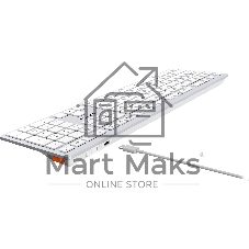 Клавиатура беспроводная A4Tech Fstyler FBX50C, USB, Bluetooth/Радиоканал, белый