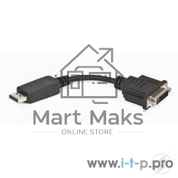 Переходник DisplayPort - DVI Cablexpert A-DPM-DVIF-002, 20M/19F, черный, пакет