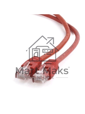 Патч-корд UTP Cablexpert кат.6, 1м, литой, многожильный, красный