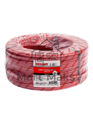 Кабель для пожарной сигнализации Rexant КПСВЭВнг(А)-LS 1x2x0,75 мм², бухта 200 м