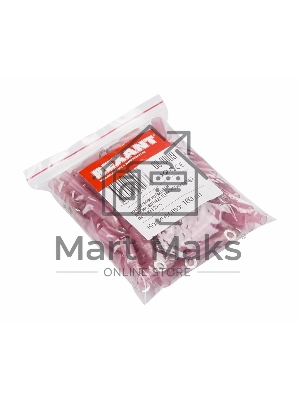 Наконечник кольцевой изолированный термоусаживаемый Rexant ø 4.3 мм 0.5-1.5 мм² (НКи-т 1.5-4/НКи-т1,25-4) красный