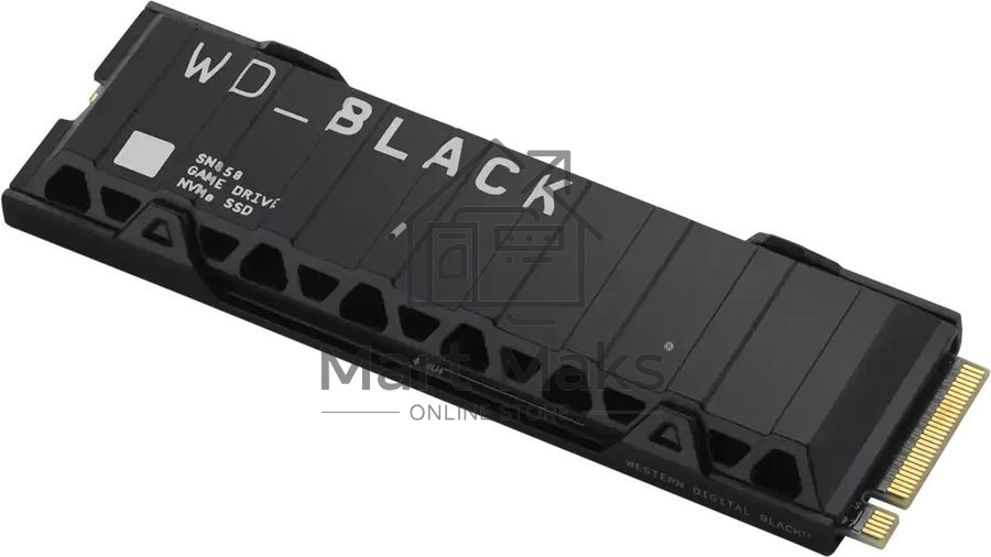Накопитель SSD WD Black SN850 WDS500G1XHE, 500Gb, PCIe 4.0 x4, M.2 2280, NVMe, R/W 7000/4100