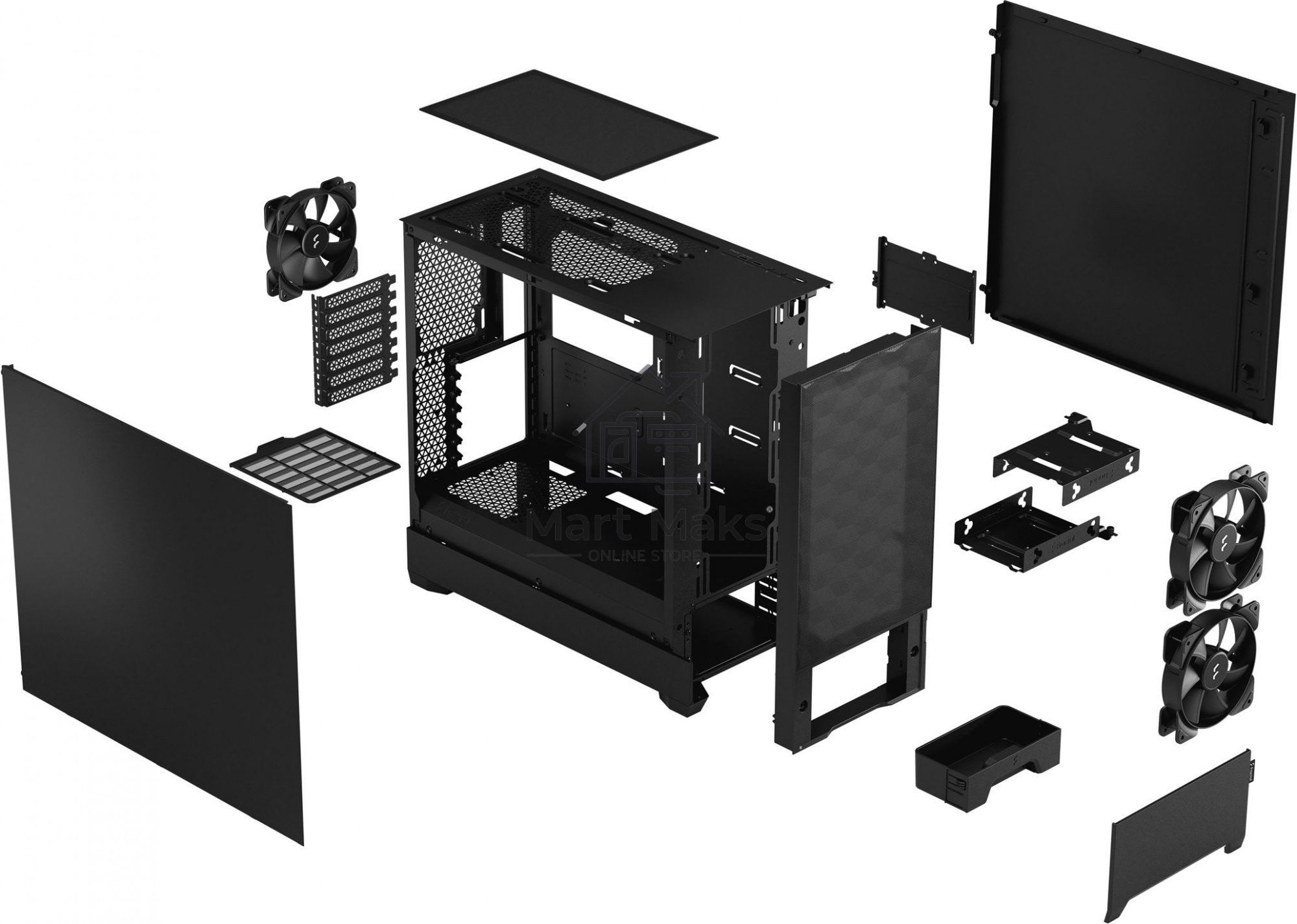 Корпус Fractal Design Pop Air Black Solid FD-C-POA1A-01