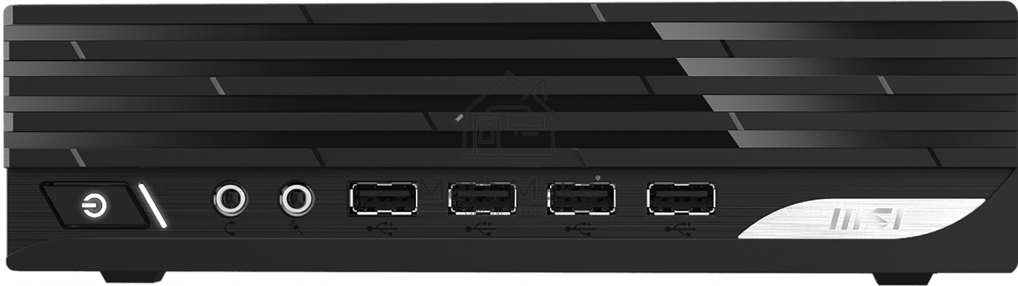 Неттоп MSI PRO DP21 13M-607RU black (Pen G7400/4Gb/128Gb SSD/noDVD/VGA int/GbitEth/WiFi/BT/W11Pro) (9S6-B0A421-666)