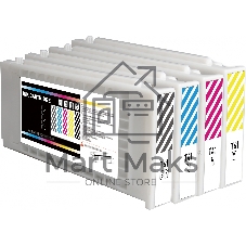 Картридж струйный Cactus CS-EPT41F5 (T41F5) черный пигментный (350 мл) для Epson SureColor SC-T5400M/SC-T3405/SC-T5405
