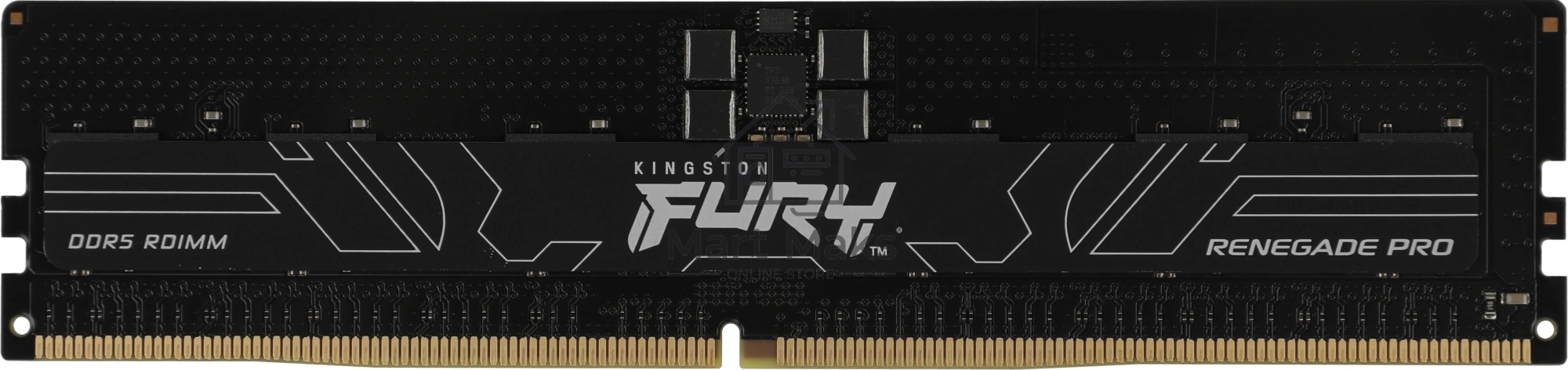 Оперативная память Kingston Fury Renegade Pro, DDR5, 16GB, DIMM, 6800MHz, CL34, ECC, RDIMM, с радиатором, черный