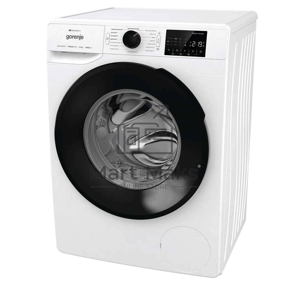 Стиральная машина Gorenje WGPNEI84A1SW белый загр.фронтальная макс.: 8кг 1400 об/мин класс: A+++