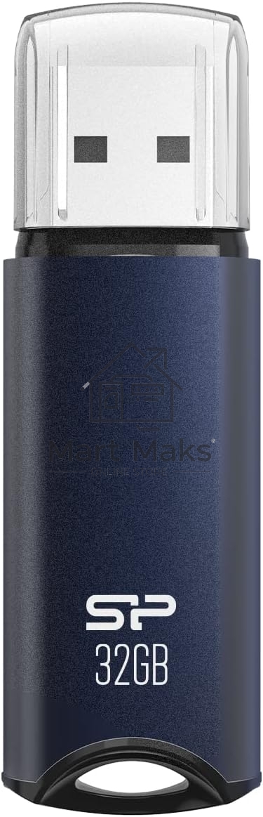 Флешка USB R/W 32Gb Silicon Power Marvel M02, USB 3.0, синий