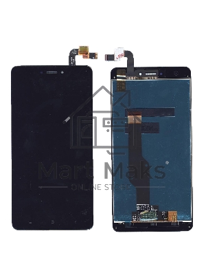 Дисплей для Xiaomi Redmi Note 4X черный