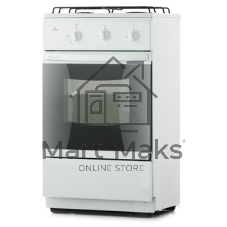 Плита газовая Flama CG 3202 W/B белый, конфорок 2 шт, духовка 30 л, 50 см x 85 см x 38 см