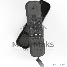 Проводной телефон ALCATEL T06, черный