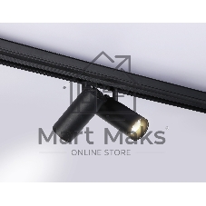 Светильник трековый светодиодный GL3902/2 BK черный LED 20W 4200К 48V 24° 180*45*182