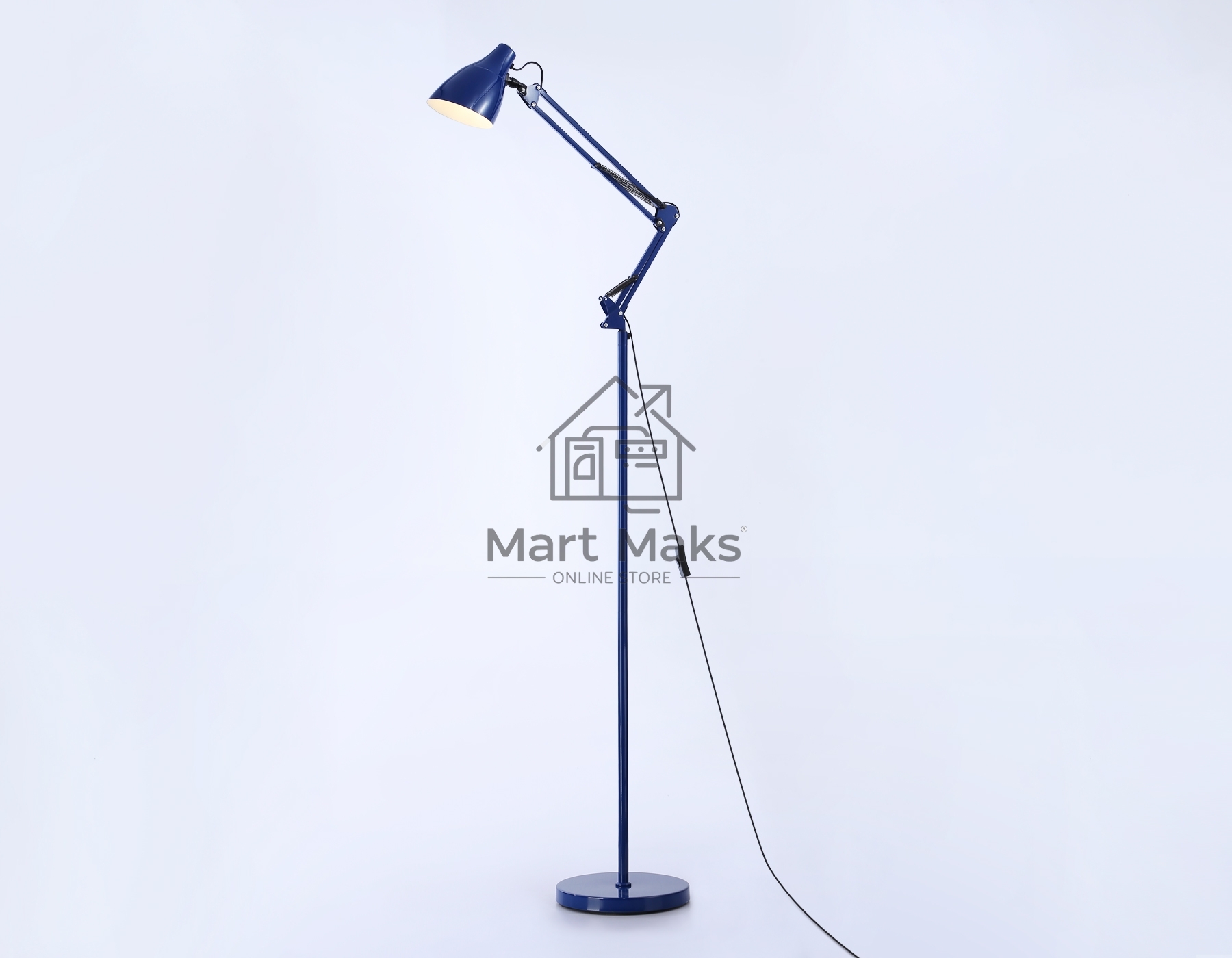 Светильник Ambrella light TR97647 BL синий E27 max 40W D120*1750