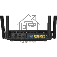 Роутер беспроводной Asus RT-AX1800U AX1800 10/100/1000BASE-TX/4G ready