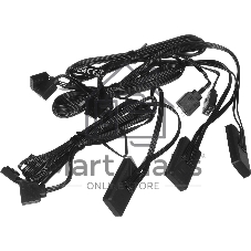 Вентилятор для корпуса Thermaltake CT140 EX Sync ARGB 140х140x25 черный 4-pin 30.7дБ (упак.:3шт) (CL-F182-PL14SW-A) Ret