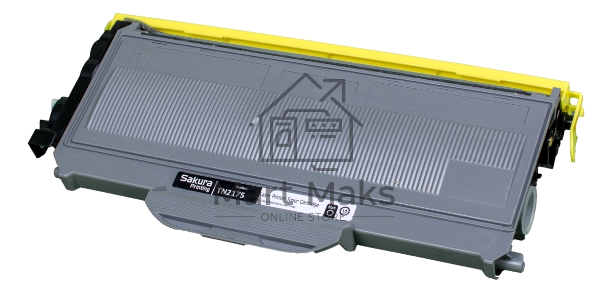 Картридж лазерный Sakura TN2175 для Brother HL-2140/2141/2150N/2170W DCP-2822/7030/7032/7040/7045 MFC-7450/7840N/7340/7440N/7320, черный, 2600 к.