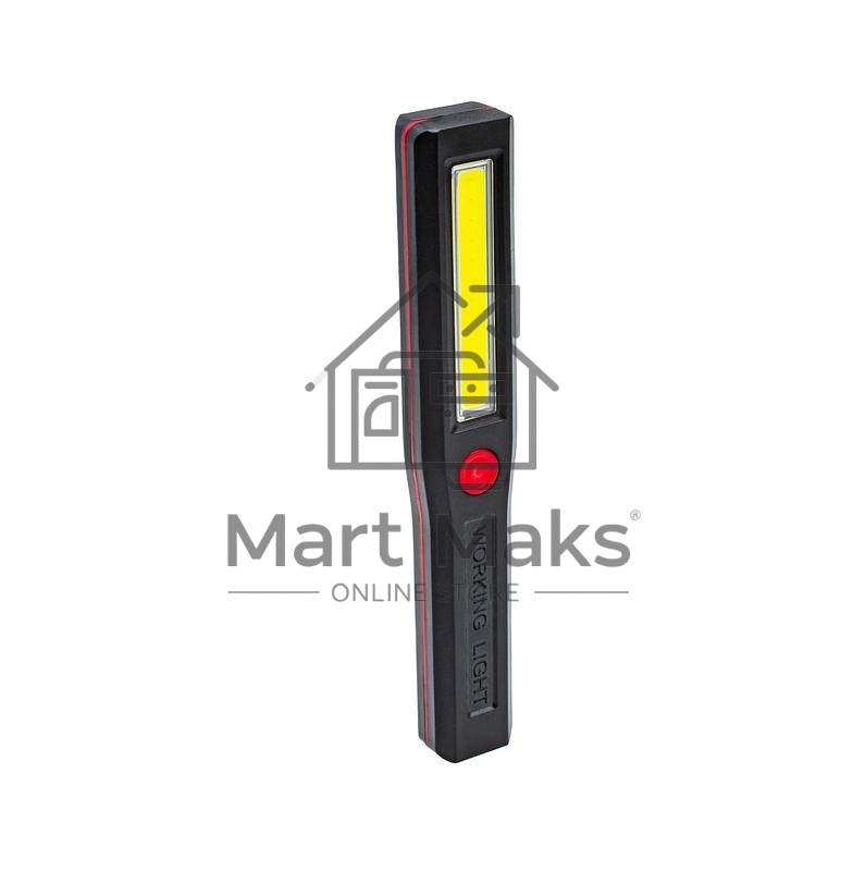Фонарь 3Вт COB LED крючок магнит питание 3хAAA КОСМОС KocAu6001COB