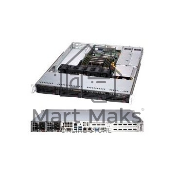Платформа Supermicro AS-1014S-WTRT, Single AMD EPYC 7002, 8 DIMMs, 2 PCI-E 4.0 x16 (FHFL) slots, 1 PCI-E 4.0* x16 (LP) slot, 4 Hot-swap 3.5