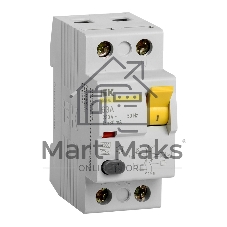 Выключатель дифференциального тока (УЗО) IEK MDV10-2-063-030 ВД1-63 2Р 63А 30мА IEK