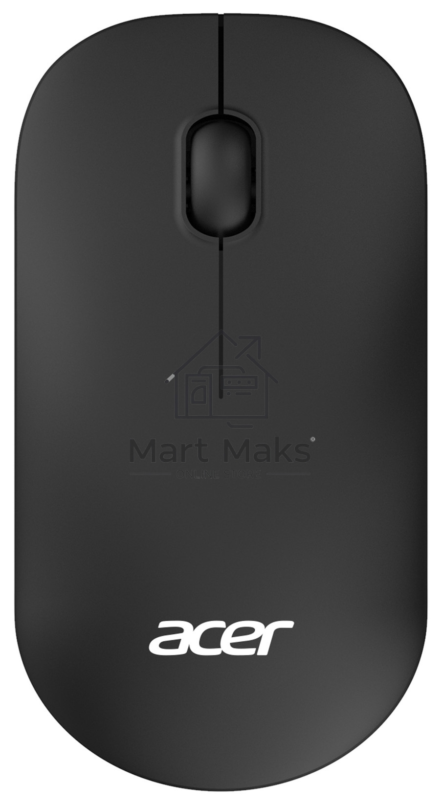 Мышь беспроводная Acer OMR130 черный, 1200 dpi, радиоканал, USB, кнопки - 3
