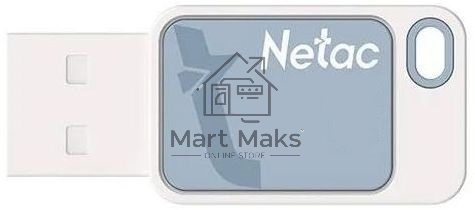 Флешка USB R/W R/W Netac 8Gb UA31 NT03UA31N-008G-20BL USB2.0 синий