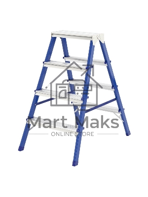 Стремянка Сибртех 97934 двусторонняя 4ст стальная