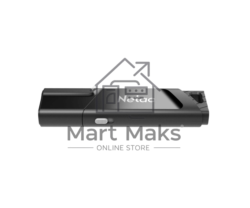 Флешка USB R/W R/W Netac U336S NT03U336S-032G-30BK, 32Gb, USB3.0, пластиковая с защитой от записи