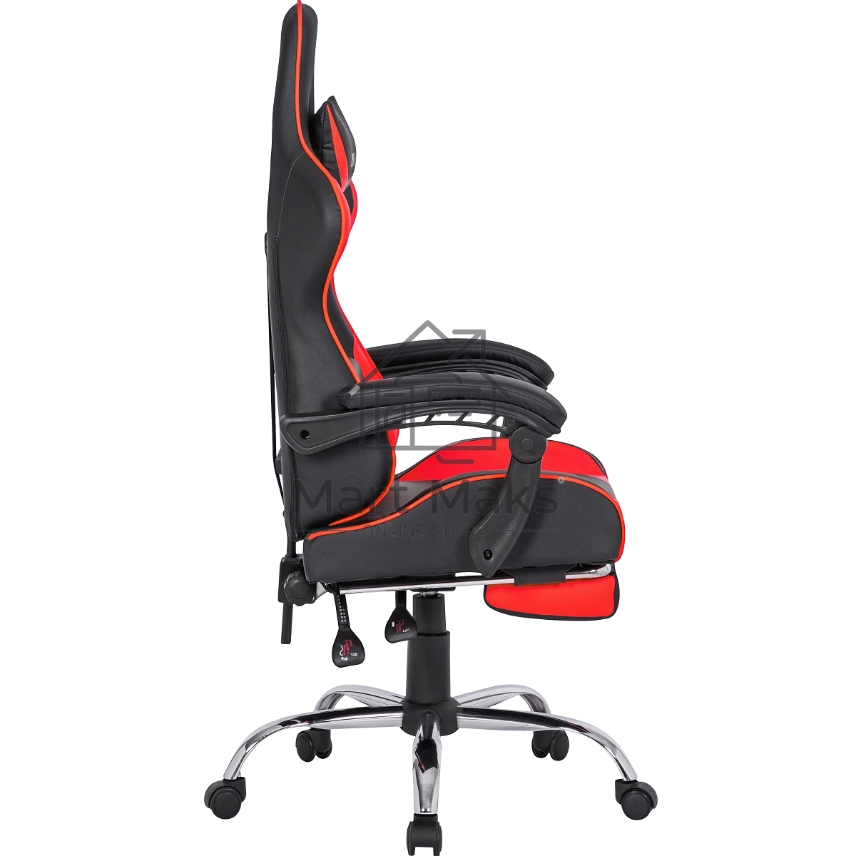 Кресло игровое Defender PILOT RED/BLACK