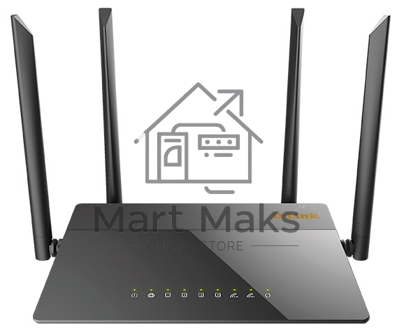 Маршрутизатор DIR-841/GF,DIR-841/GFRU AC1200 Wi-Fi Router, 1000Base-X SFP WAN, 4x100Base-TX LAN, 4x5dBi external antennas