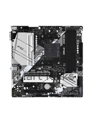 Материнская плата ASRock B550M Pro4, AM4, AMD B550, 4xDDR4, 6xSATA, 2xM.2, 1xPCI-E 3.0 x16, 1xPCI-E 4.0 x16, 1xDisplayPort, 1xHDMI, 1xVGA, 1x 1Gb LAN, 3x3.5 мм, 7.1, Micro-ATX