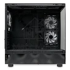 Компьютерный корпус HSPD F710, Panoramic Mid Tower, черный, TG, 0.5 SPCC, 3x120мм ARGb E-ATX, ATX, mATX, mITX 185/395/270мм 2x2.5
