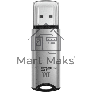 Флешка USB R/W 32Gb Silicon Power Marvel M02, USB 3.0, Серебро