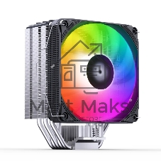 Кулер для процессора JONSBO PISA A5 ARGB (265W, 4-pin PWM, 153mm, Al/Cu, 5x6mm, ARGB, 1x120mm, 81.27CFM, 36.8dBA, 1850RPM, S: 1851/1700/1200/115X, AM4/AM5 Grey)
