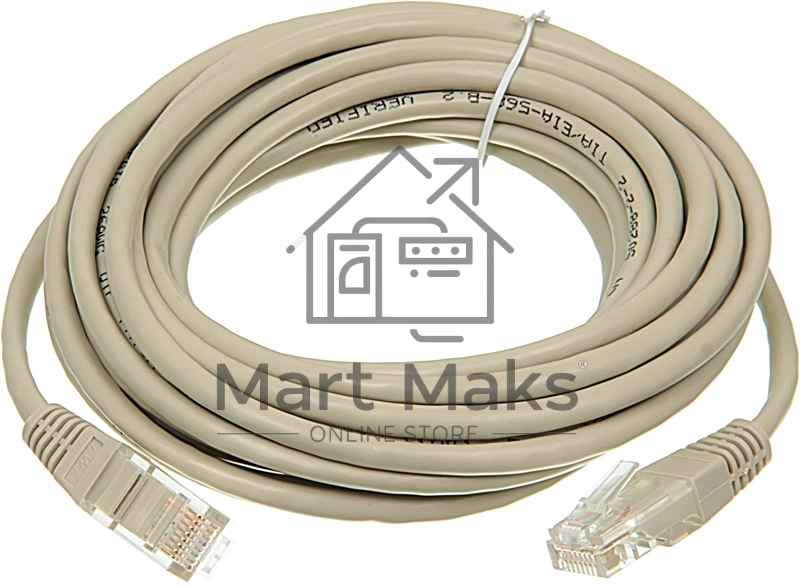 Патч-корд Lanmaster UTP RJ-45 (m)-RJ-45 (m) cat5E 5м серый 