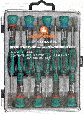 Набор отверточный JONNESWAY D3750P08S, 8 предметов 48654
