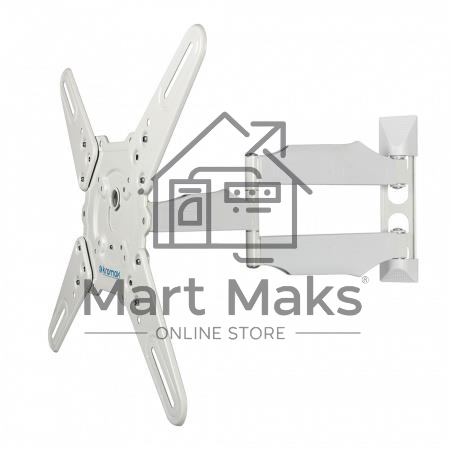 Кронштейн Kromax ATLANTIS-40 белый, Наклонно-поворотный, 22