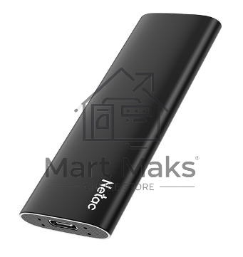 Внешний накопитель SSD Netac 128Gb Z SLIM <NT01ZSLIM-128G-32BK> (USB3.2, up to 520/480MBs, 100х29.5х9mm, Black)