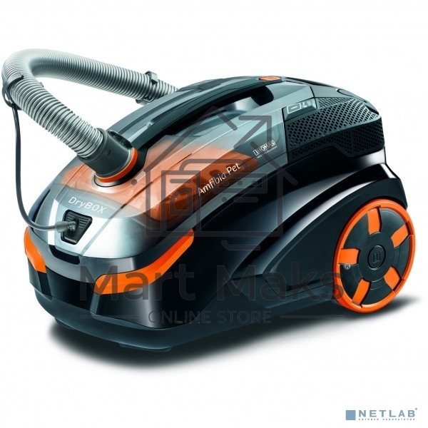 Моющий пылесос Thomas DryBOX AMFIBIA PET черный/оранжевый, 325/1700Вт, уборка влажная/сухая, пылесборник контейнер 2 л