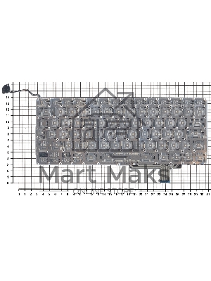 Клавиатура для ноутбука Macbook A1297 черная, большой Enter