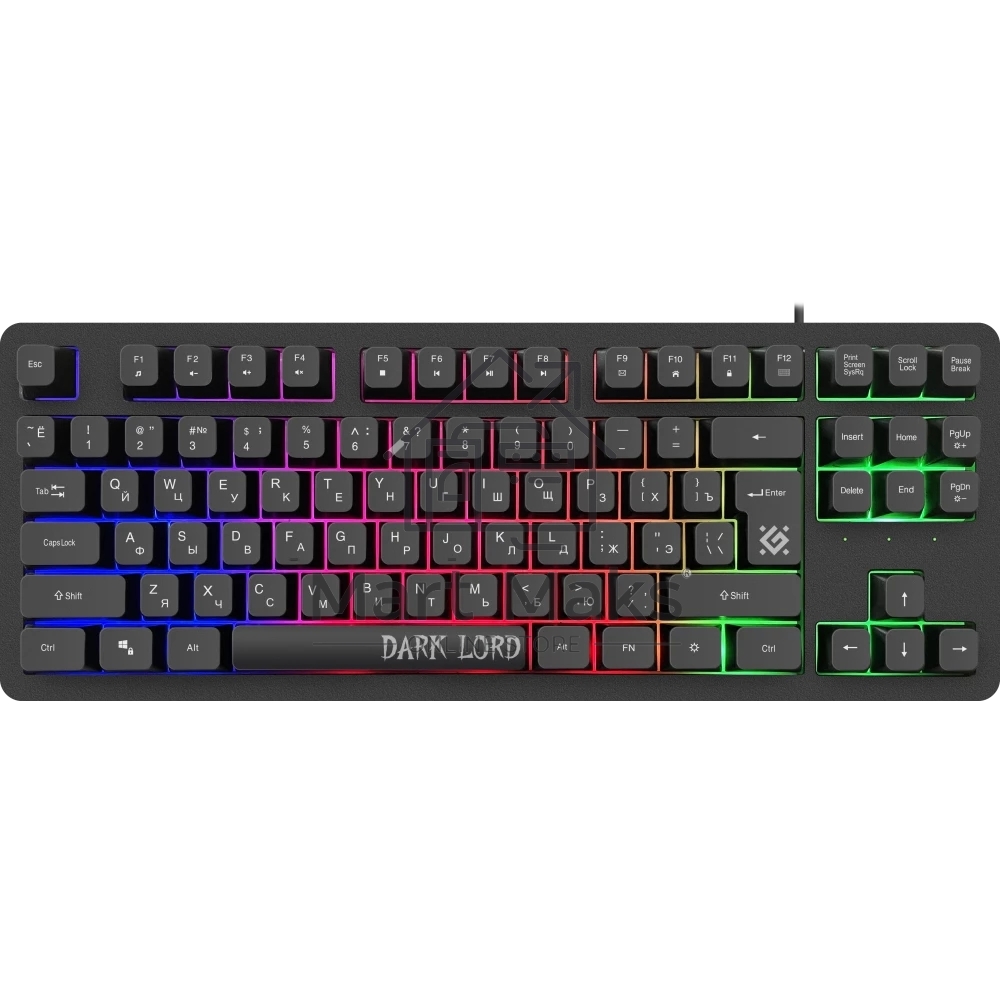 Клавиатура Defender Dark Lord GK-580 проводная, USB, черный